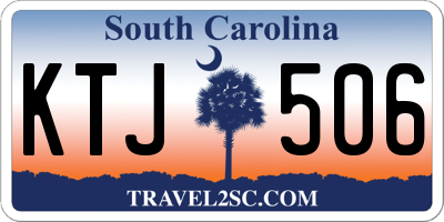 SC license plate KTJ506