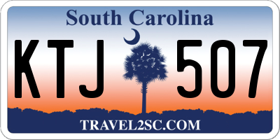 SC license plate KTJ507
