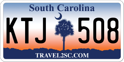 SC license plate KTJ508