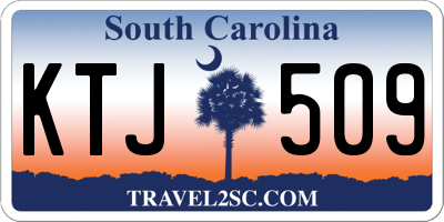 SC license plate KTJ509