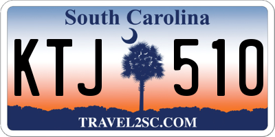 SC license plate KTJ510
