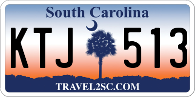 SC license plate KTJ513