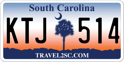 SC license plate KTJ514
