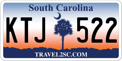 SC license plate KTJ522