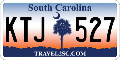 SC license plate KTJ527