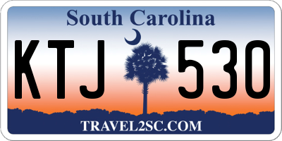 SC license plate KTJ530