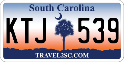 SC license plate KTJ539