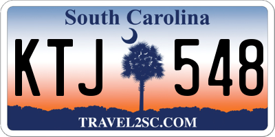 SC license plate KTJ548