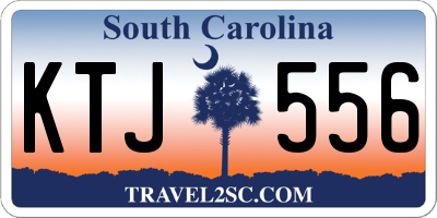 SC license plate KTJ556