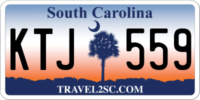SC license plate KTJ559
