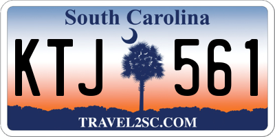 SC license plate KTJ561