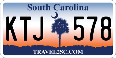 SC license plate KTJ578