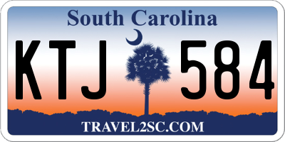 SC license plate KTJ584