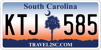 SC license plate KTJ585