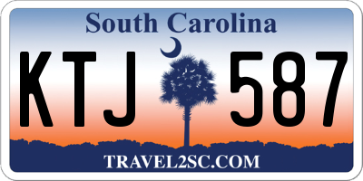 SC license plate KTJ587
