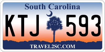 SC license plate KTJ593