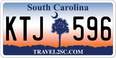 SC license plate KTJ596