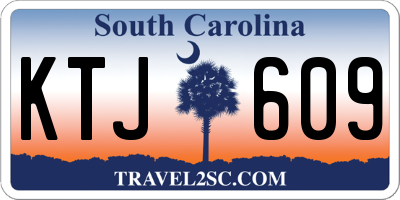 SC license plate KTJ609