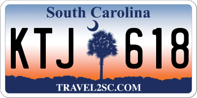 SC license plate KTJ618