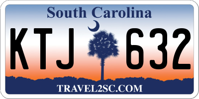 SC license plate KTJ632