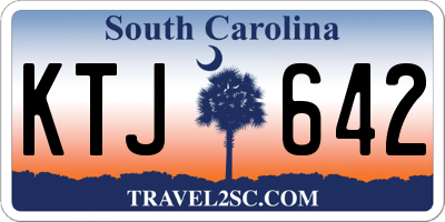 SC license plate KTJ642