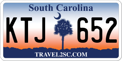 SC license plate KTJ652