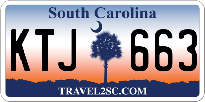 SC license plate KTJ663