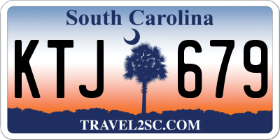 SC license plate KTJ679