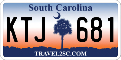 SC license plate KTJ681