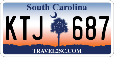 SC license plate KTJ687