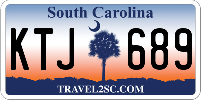 SC license plate KTJ689