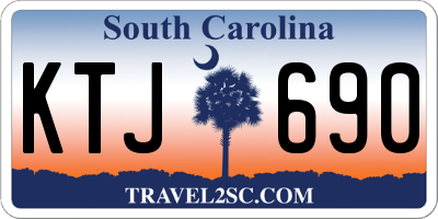 SC license plate KTJ690