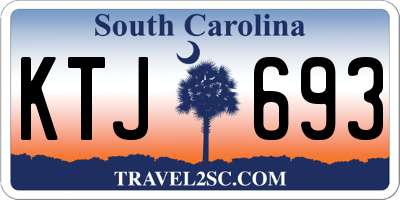 SC license plate KTJ693