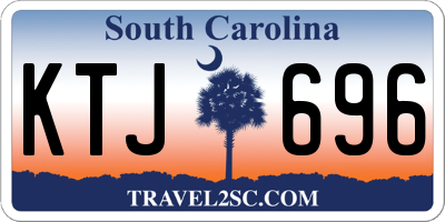 SC license plate KTJ696