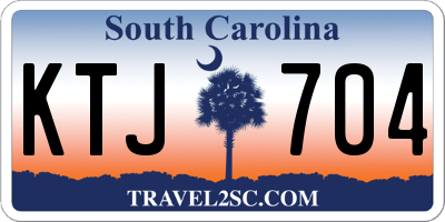 SC license plate KTJ704