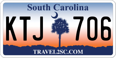 SC license plate KTJ706