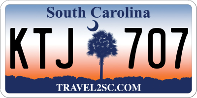 SC license plate KTJ707