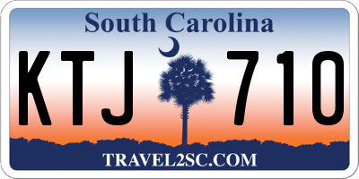 SC license plate KTJ710