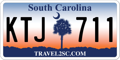 SC license plate KTJ711