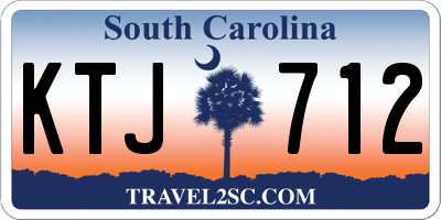 SC license plate KTJ712