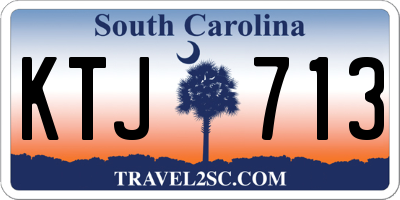SC license plate KTJ713