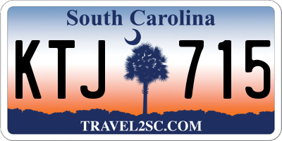 SC license plate KTJ715
