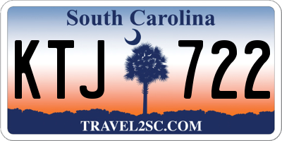 SC license plate KTJ722