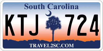 SC license plate KTJ724