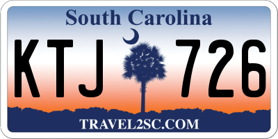 SC license plate KTJ726
