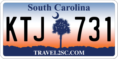 SC license plate KTJ731