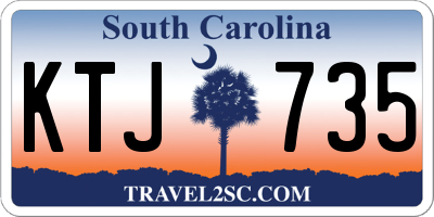 SC license plate KTJ735