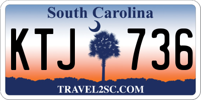 SC license plate KTJ736