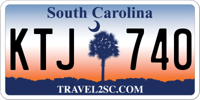 SC license plate KTJ740