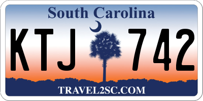 SC license plate KTJ742